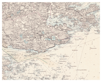 Historisk karta över Tunaberg, år 1877
