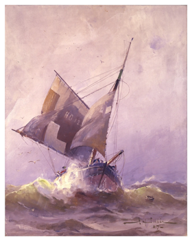 Fransk fiskebåt