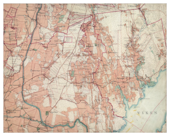 Historisk karta över Fägred och Halna, år 1877-1882