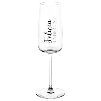 Felicia - Champagneglas med eget tryck