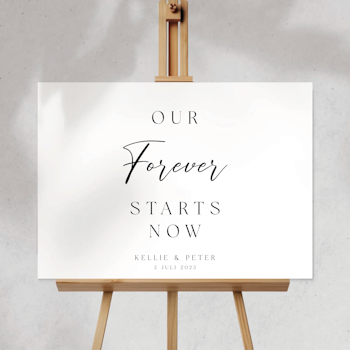 Välkomstskylt - Our Forever