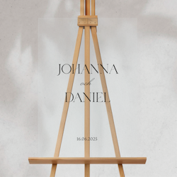 Välkomstskylt - Johanna - Akryl