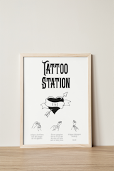 Tattoo station - poster