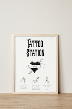 Tattoo station - poster