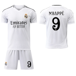 Real Madrid Mbappé Fotbollströja Med Shorts