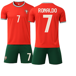 Fotbollströjor Barn - Portugal Ronaldo – Tröja och Shorts Set 25/26