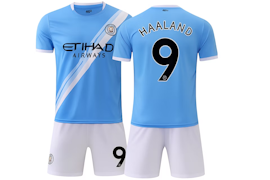 Fotbollströjor Barn - Man City Haaland - Tröja och Shorts Set 25/26