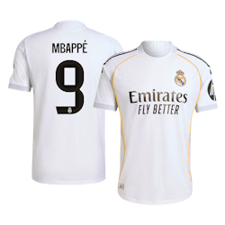 Real Madrid Hemmatröja Mbappé 25/26 – Vuxen Fotbollströja