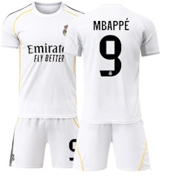 Fotbollströjor Barn - Real Madrid Mbappé – Tröja och Shorts Set 25/26