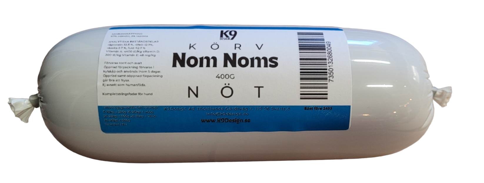 Nom Noms KÖRV Nöt 400g, 20-p