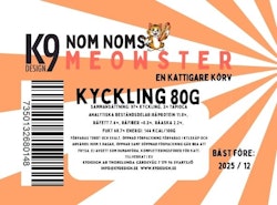 Nom Noms KÖRV MEOWSTER 80g, 10-p