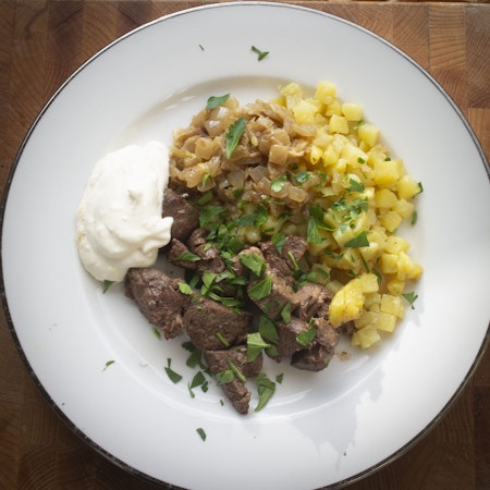 Dinner Deal 4 portioner - Biff Rydberg med senaps- och pepparrotskräm