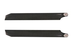 Carbon fibre main blades helikopter 620 mm