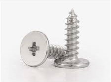 M2 4 mm flathode selvgjengende skruer 10 stk