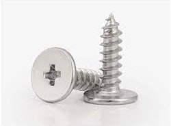 M2 4 mm flathode selvgjengende skruer 10 stk