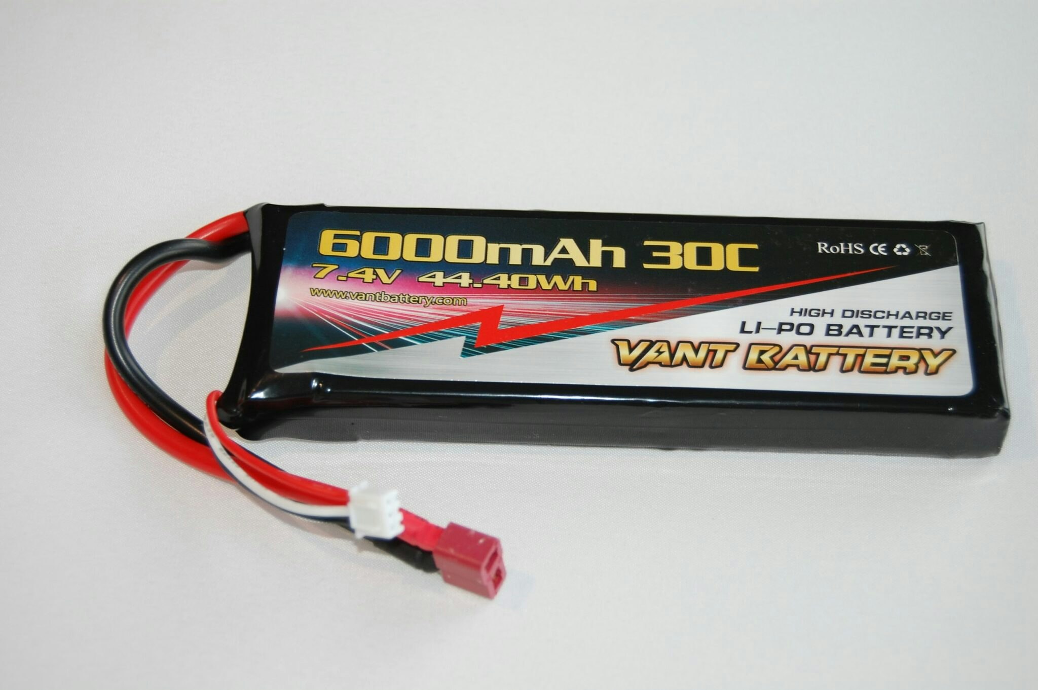 2S 7,4v 6000mah LiPo 30C Hard Case T-plugg