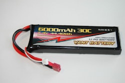 2S 7,4v 6000mah LiPo 30C Hard Case T-plugg