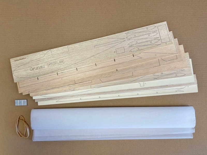 Balsa Quicky Kit Fox / 1000 mm komplett byggesett