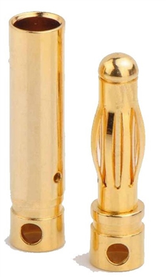 Amass 3 mm gullkontakt