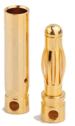 Amass 3 mm gullkontakt