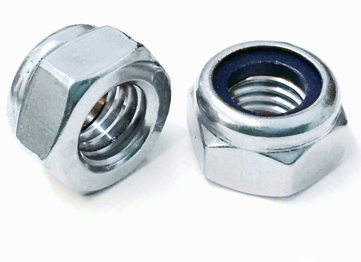 M10 nylock mutter 2 stk