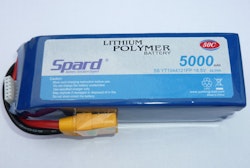 Spard 5S 18,5V 50C 5000 mAh XT90 antispark plugg