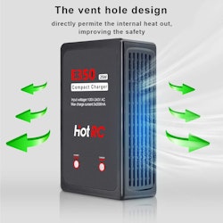 HOTRC E350 25W 2 amp 2 - 3S 220V Lipo Balance Charger