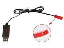 1S 3,7 volt LiPo USB lader JST plugg