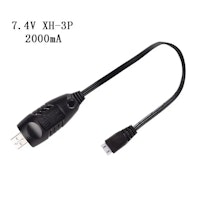 2S 7,4 volt LiPo USB lader 2000 mA