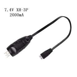 2S 7,4 volt LiPo USB lader 2000 mA