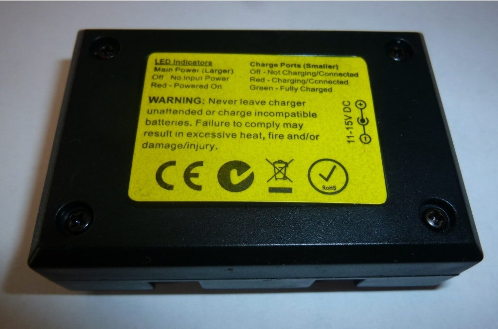 4 x 1S JST MX 1,25 3,7 volt LiPo lader