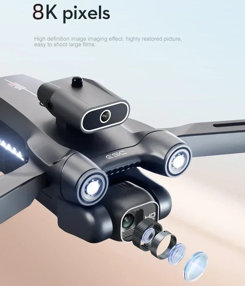S1S 8K HD Dual Camera OA BL Drone RTF