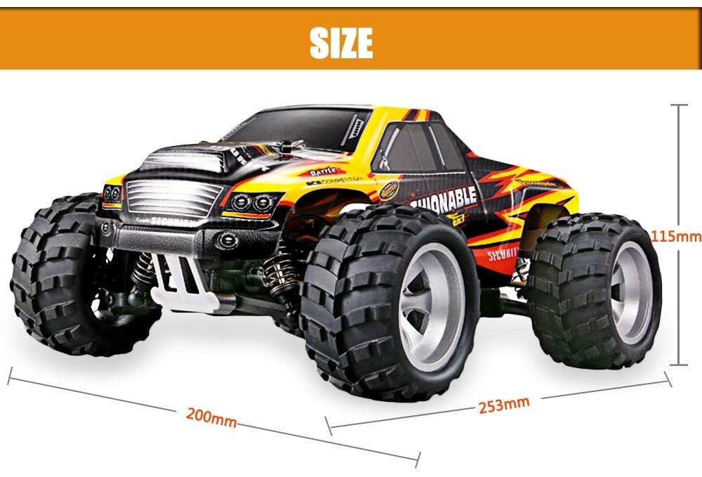 Storm A979-A Cross Country 1/18 4WD Yellow - RTR