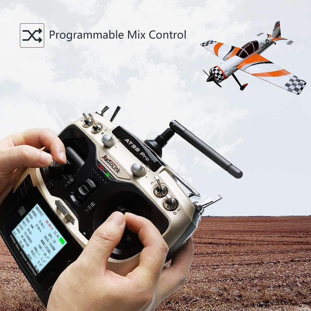 Radiolink AT9S Pro 2.4GHz 10/12CH TX with DSSS&FHSS RX