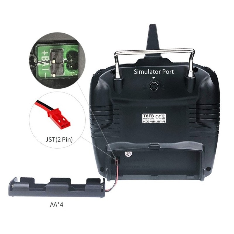 Radiolink T8FB Blue Tooth 8 ch 2,4 gHz radio system