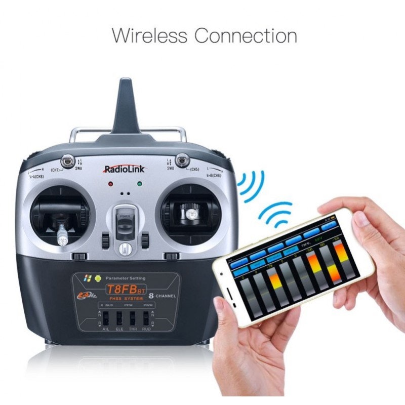 Radiolink T8FB Blue Tooth 8 ch 2,4 gHz radio system