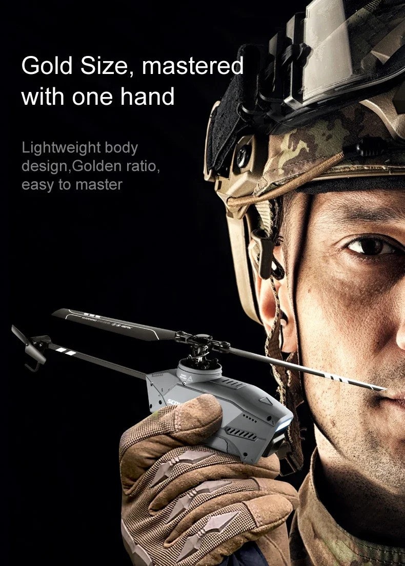 8K dual camera 2,4 Ghz spy helicopter RTF