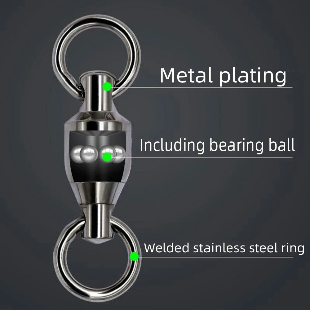 Svivel ball bearing 47 kg 2 stk