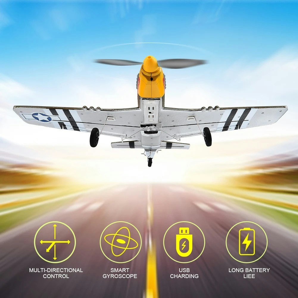 P51 Mustang 2.4 Ghz 4 ch 6 Axis gyro RTF