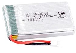 1S 3.7V 1100mAh Lipo Batteri