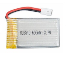 1S 3.7V 650mAh Lipo Batteri