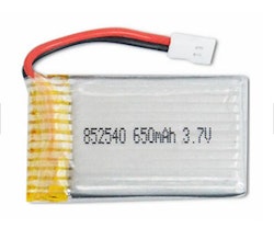 1S 3.7V 650mAh Lipo Batteri