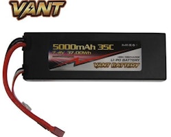2S 7,4v 5000mah LiPo 35C Hard Case T-plugg