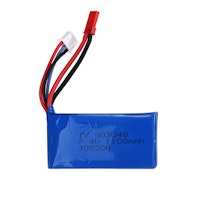 2S 7,4 volt 35C 1100 mAh LiPo JST plugg