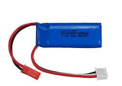 2S 7,4 volt 20C 600 mAh LiPo JST plugg