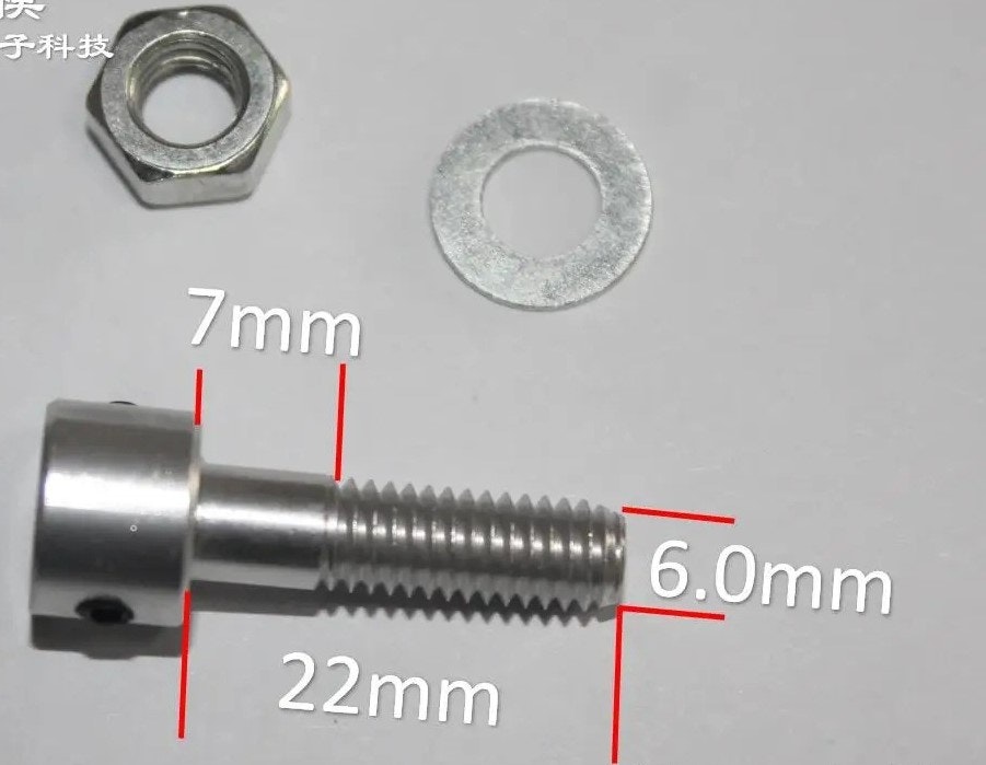 Propell adapter for 3 mm motoraksling