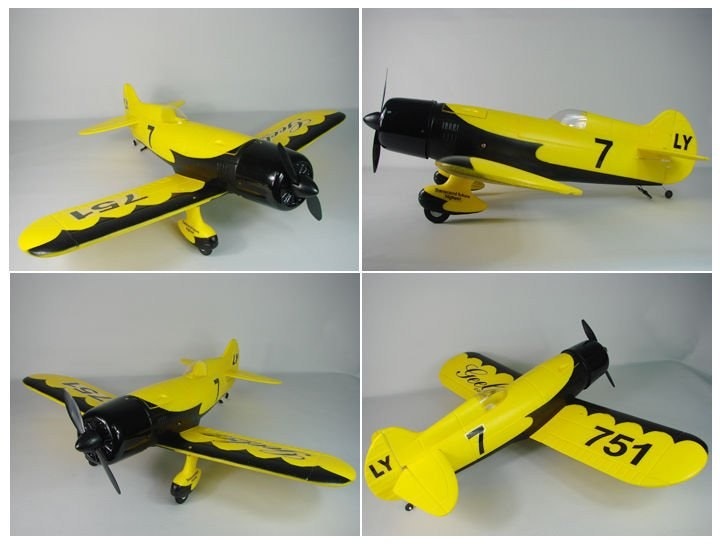 GeeBee Sport Aerobatic 3D RTF 5 ch Radio 6 axis gyro