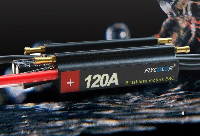 Flycolor 120 Amp vannkjølt fartsregulator
