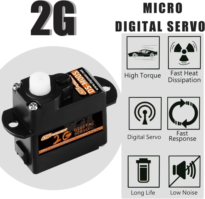 DS-M005 2 gram micro servo