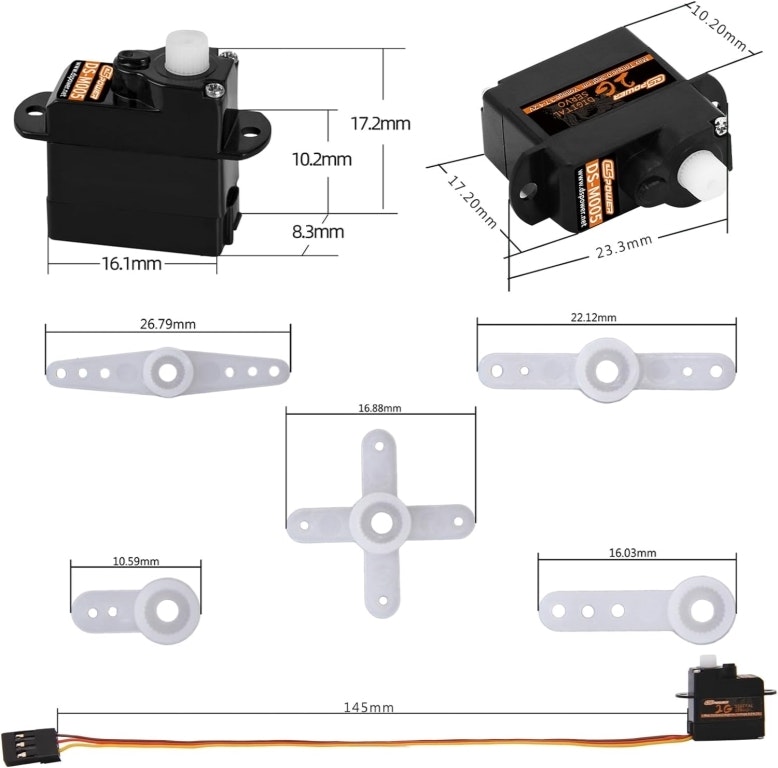 DS-M005 2 gram micro servo